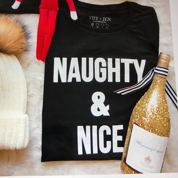 T & J Designs Tops - Naughty & Nice Tee! NWT!!